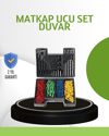 Ahşap Metal Beton Delme Uç Seti Organizerli Karbon Çelik Matkap Ucu