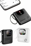 Akıllı Powerbank 10.000 MAH 4 Çıkışlı Taşınabilir Dijital Göstergeli
