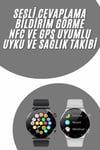 Akıllı Saat Adımsayar Nabız Ölçer Titreşim Özellikli Çağrı Cevaplama Sosyal Medya Yeni Nesil