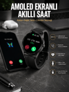 Akıllı Saat Amoled Ekran 3 Kordonlu NFC Ve GPS Uyumlu