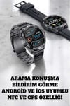 Akıllı Saat Arama Cevaplayan Titreşim Özelliğiyle Bildirim Görebilen