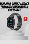 Akıllı Saat Arama Konuşma GPS ve NFC Özelliği 3 Kordonlu Amoled Ekran