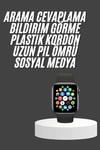 Akıllı Saat Çok Fonksiyonlu Uyku Takibi Adımsayar Nabız Ölçer Arama Cevaplayan
