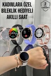 Akıllı Saat Kadınlara Özel Arama Cevaplayan Bluetooth Bağlantılı