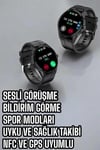 Akıllı Saat Sesli Görüşme Bluetooth Bağlantılı 3 Kordonlu Yeni Nesil