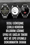 Akıllı Saat Titreşimli Amoled Ekran Uyku ve Sağlık Takibi Sesli Görüşme