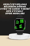 Akıllı Saat Wireless Şarj Yüksek Çözünürlüklü Müzik Dinleme Sesli Cevaplama