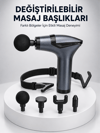 AKTÜEL 3in1 Taşınabilir Şarjlı Titreşimli Masaj Cihazı Çok Fonksiyonlu Yeni Nesil