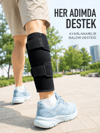 Alt Baldır Destekliği Çift Sabitleme Bantlı Ayarlanabilir Spor Baldırlığı