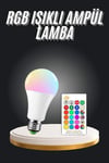 Ambiyans Aydınlatma RGB Led Lamba Kumandalı Renk Değiştirebilen