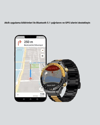 Amoled Ekran Akıllı Saat Uyku Nabız Adım Ölçer Su Geçirmez