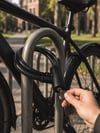 Anahtarlı Çelik Halat Kilit 12 mm Güçlü Bisiklet Kilidi 80 cm PVC Kaplamalı Elektrikli Scooter ve Motosiklet Uyumlu