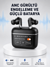 ANC Teknolojili Kablosuz Bluetooth Kulaklık – Dokunmatik, Dijital Göstergeli, Yüksek Ses Kalitesi