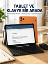 Android Tablet Klavye Kılıflı Dokunmatik Ekran Günlük ve Profesyonel Kullanım