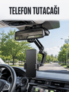 Araç Dikiz Aynası Telefon Tutucu Ayarlanabilir Katlanabilir Navigasyon Telefon Standı