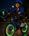 Araç Sibop LED Işığı 2li Set Bisiklet Motosiklet Jant Lambası