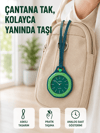 Askılı Analog Saat Pantolon Kemer ve Çanta Aksesuarı Yeşil