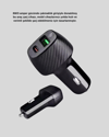 AUX Bluetooth Adaptör ve 38W Hızlı Araç Şarj Cihazı Seti
