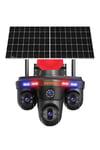 Avenir Solar Güvenlik Kamerası (Tek Panel, 3 Lensli)