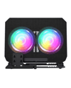Ayarlanabilir Laptop Soğutucu Çift Fan RGB Işıklı Sessiz Çalışan