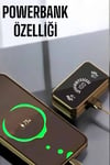 Aynalı Bluetooth Kulaklık Telefon Standlı Dijital Göstergeli
