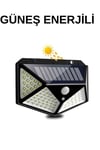 Bahçe Lambası Bahçe Aydınlatma Sensörlü Suya Dayanıklı 100 Led