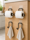Banyo ve Mutfak İçin 4 Parça Set 2 Adet Kağıtlık 2 Adet Havlu Askısı