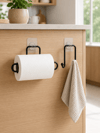 Banyo ve Mutfak İçin Yapışkanlı Havlu Askılığı ve Rulo Kağıt Tutucu Set