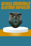 Baykuş Görünümlü Işıklı Bluetooth Speaker Bluetooth Hoparlör