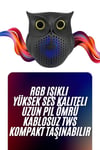 Baykuş Tasarımlı Mini Bluetooth Speaker Yüksek Ses Kaliteli Taşınabilir