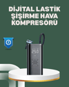 Bisiklet, Motosiklet ve Araçlar İçin Çok Amaçlı Hava Pompası