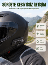Bluetooth 5.0 Motosiklet Kask Kulaklık Eller Serbest ve Müzik Özellikli Yeni Nesil