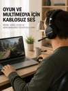 Bluetooth 5.0 RGB Işıklı Mikrofonlu Kablosuz Kulak Üstü Kulaklık