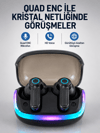 Bluetooth 5.4 Kablosuz KulaklıkQuad ENC Mikrofonlu TWS Kulaklık