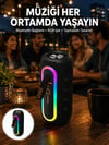 Bluetooth Hoparlör USB Şarjlı Uzun Pil Ömrü Android ve İOS Uyumlu Renkli Yeni Nesil