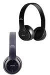 Bluetooth Kablosuz Kulaklık Siyah Wireless 5.0 Kulak Üstü Uzun Pil Ömrü
