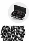 Bluetooth Kulaklık Dijital Şarj Göstergeli Powerbankli Bass Özellikli Kablosuz Kulakiçi 5.1 Mikrofonlu