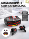 Bluetooth Kulaklık HD Ses Kaliteli Işıklı Metal Kasa Ios Android Uyumlu Mikrofonlu Yeni Nesil