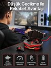 Bluetooth Kulaklık HD Ses Kaliteli Işıklı Metal Kasa Ios Android Uyumlu Mikrofonlu