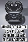 Bluetooth Kulaklık Oyuncu Kulaklığı Küpe Görünümlü Dijital Göstergeli