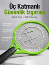 Böcek Önleyici Elektronik Sinek Öldürücü | Üç Katmanlı Güvenlik Izgarası Yeni Nesil