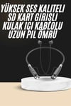 Boyun Bantlı SD Kart Girişli Yüksek Perfomanslı Bluetooth Kulaklık