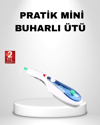 Buharlı El Ütüsü  Hızlı Isınan, Koku Giderici, Taşınabilir