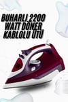 Buharlı Kablolu Ütü 2200 Watt Kireçlenme Önleyici Şok Buharlı Yeni Nesil
