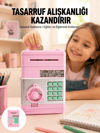 Büyük Hazneli Şifreli Para Tasarruf Kumbarası