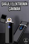 Çakmak Alevsiz Elektronik USB Şarjlı Uzun Ömürlü Kaliteli