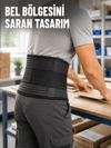 Çalışma Korsesi Güçlendirilmiş Elastik Bantlı Ayarlanabilir Bel Desteği