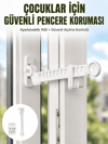 Cam Pencere Açılma Kontrol Kilidi Kolay Montaj 3’lü Yeni Nesil