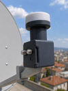 Çift Çıkışlı Twin LNB 4K Ultra HD Uyumlu Ku Band Uydu Anten Başlığı 0.1 dB