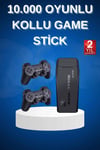 Çift Kollu 2.4g kablosuz Retro 4k Game stick 3500 oyun atari HD Görüntü Kalitesi